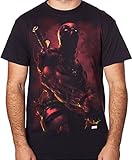 Marvel Comics Men's Hyper Real Deadpool T-Shirt