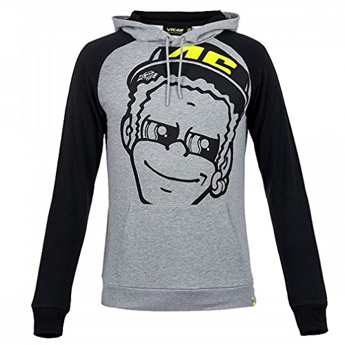 Valentino Rossi VR46 Moto GP The Doctor Grey Hoodie Official 2018