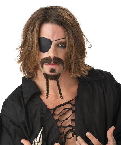 California Costumes The Rogue Moustache Goatee Patch