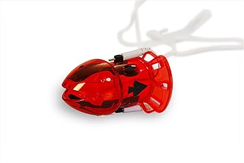 Peniskäfig Electro Sex Cockcage e-stimulation Birdlocked Male Chastity device für den Mann in rot für BDSM Liebhaber