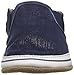 Robeez Kids' Liam Crosshatch Crib Shoe, Leather Liam Basic-Indigo, 12-18 Months M US Infant