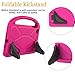 LEDNICEKER Kids Case Built-in Screen Protector for iPad Mini 1 2 3 - Shockproof Handle Kidproof Friendly Foldable Stand Child Case for iPad Mini 1st 2nd 3rd Generation - Magenta/Rose