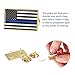 QUSTSELL American Flag Pin Thin Blue Line Police Lapel Pin Pack of 6
