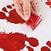 Begleri Bloody Handprints Footprints Stickers Halloween Decorations 91 Pcs Red