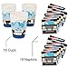 My Family Gift Shoppe Police Party Supplies Policeman Policewoman Birthday Party Tableware Bundle Set Includes Tablecloths, Plates, Napkins, Cups, Plus More for 16 Guests