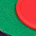 jollylife Black Air Hockey Pushers Set of 2 and 4 Red Pucks
