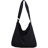 Covelin Women's Large Canvas Shoulder Bag Hobo Tote Handbag Casual Purse