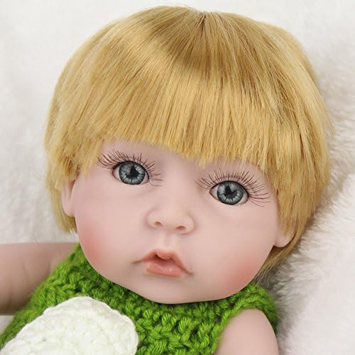 LZHEONELifelike Baby Doll, Simulation Silica Gel Completely Non - toxic Doll, Can accompany Bath Doll, Baby Birthday Gift