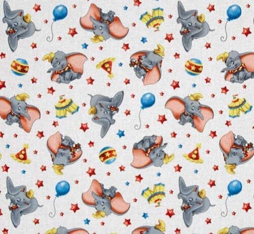 Fat Quarter Disney Dumbo Circus tela de costura de algodón: Amazon.es: Amazon.es