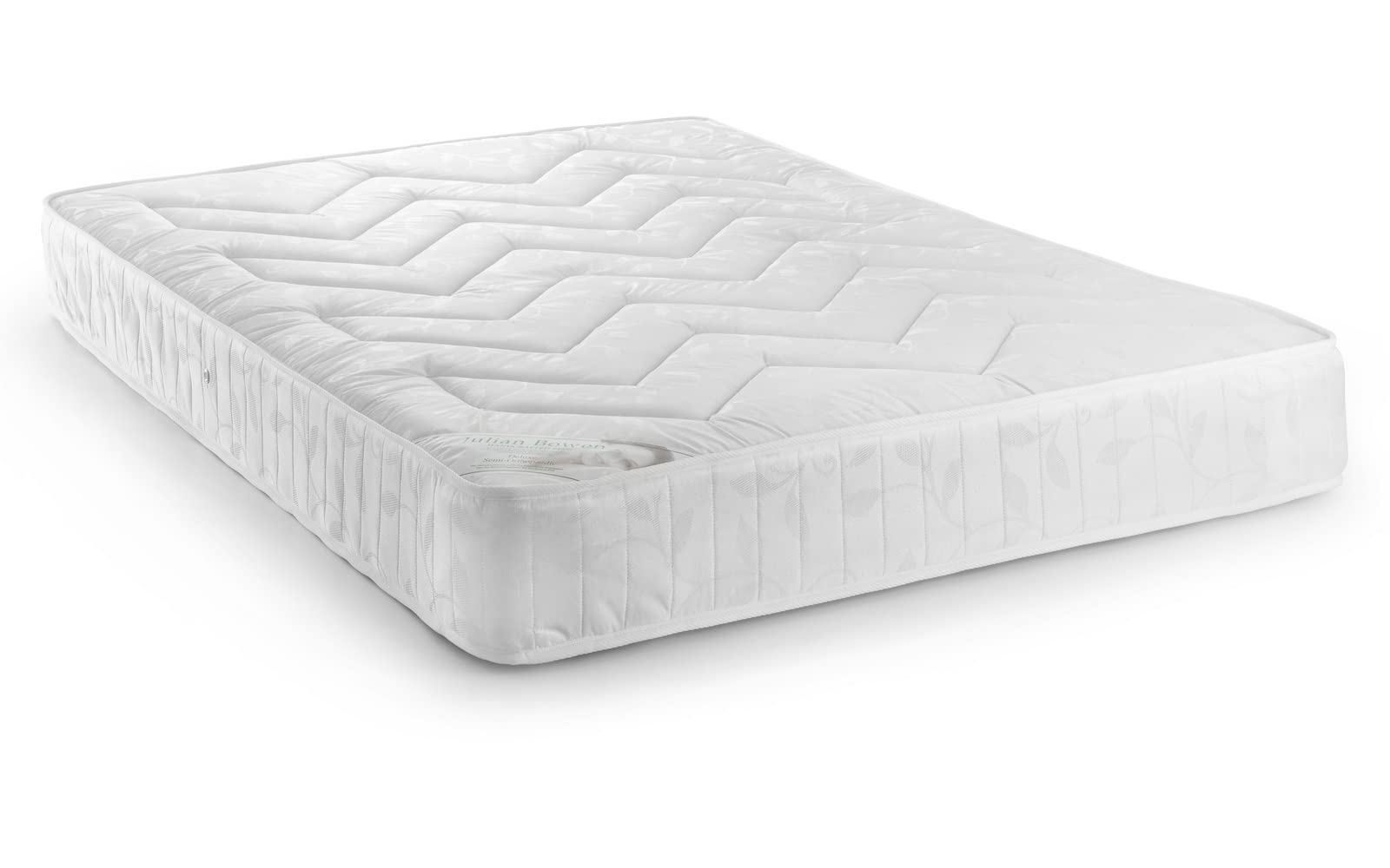 Julian Bowen Deluxe Semi-Orthopaedic Mattress - White Mattresses