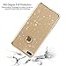 iPhone 8 PLUS Case, iPhone 7 PLUS Case Cover in Silicone ,WXY iPhone 7 Plus & 8 Plus Luxury Glitter Bling Sparkle Case Transparent Clear PC Hard Plastic Shell 5.5 inch Champagne Gold