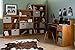 South Shore 4-Shelf Storage Bookcase, Country Pine