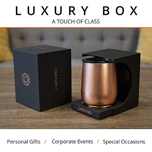 CARIVINO-Luxury-Wine-Tumbler-with-Genuine-Cork-Base-and-Ceramic-Interior-No-Metal-Taste--Premium-Box-12oz-Vacuum-Insulated-Stainless-Steel-and-BPA-Free-Tritan-Lid-Rose-Gold
