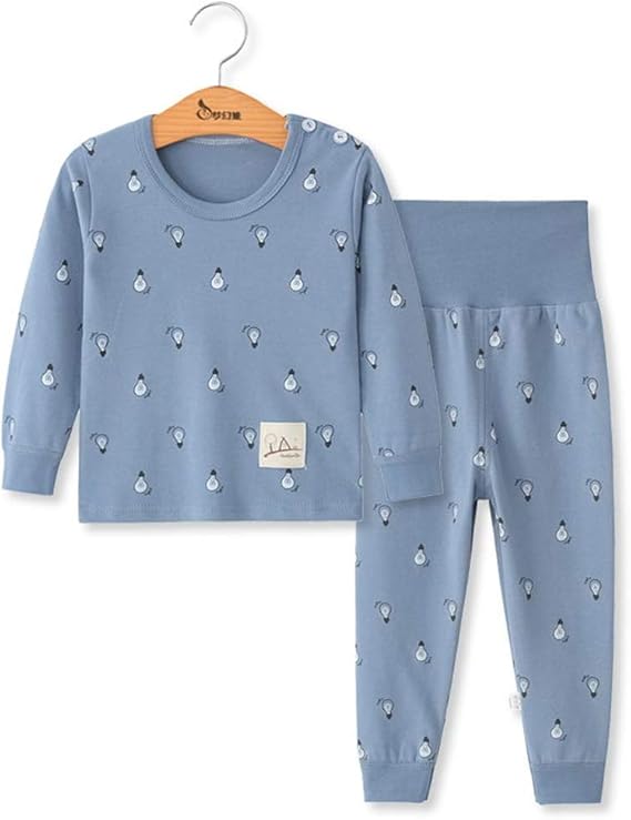 DOTBUY Ensemble de Pyjama Bébé Enfants Filles Garçons Pyjamas Set, 2 pièces 100 Coton Top