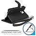 Galaxy S5 Case, BUDDIBOX [Wrist Strap] Premium PU Leather Wallet Case with [Kickstand] Card Holder and ID Slot for Samsung Galaxy S5, (Black)