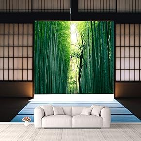 Wall Murals for Bedroom Japanese Style Grid Door View Large Removable Wallpaper Peel and Stick Wall Stickers - 66x96 inches