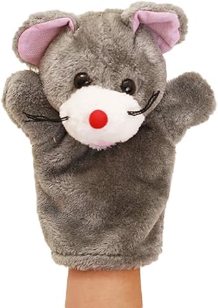 Amazon Sefod ぬいぐるみ ハンドパペット 動物 手踊り 指人形 パペット アニマル ハンド 幼児 赤ちゃん 教育 親子 おもちゃ 知育 人形劇 小道具 ベビー用品 幼稚園 保育園 ねずみ ぬいぐるみ おもちゃ