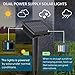 100 Ft Solar Rope Lights, Outdoor String Lights Powered by Solar and Battery, 8 Modes 300 LEDs IP67 Waterproof Solar Fairy Lights with RF Remote for Patio Garden Party Home Decor (Warm White)