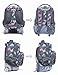 Tilami Rolling Backpack Armor Luggage School Travel Book Laptop 18 Inch Multifunction Wheeled Backpack for Kids and Students (Falling Love 1)