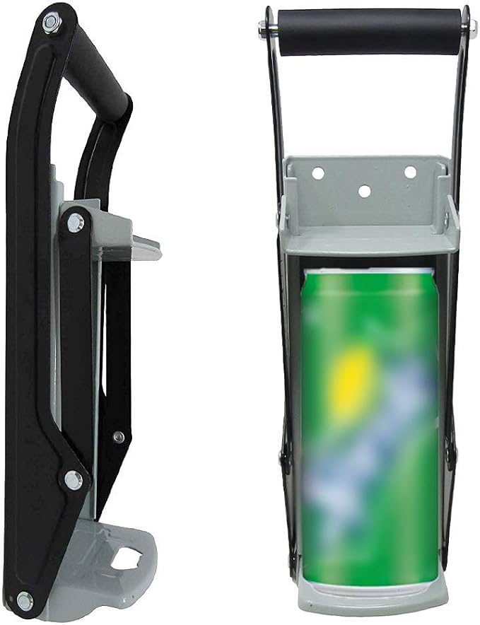 HaavPoois Aluminum Can Crusher, 16oz Heavy Duty Metal Wall Mounted Can