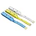 Junipers Soft Vinyl 60 Inch Sewing Tailoring Tape Measure, Assorted Colors, Pack of 3