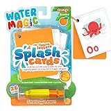 Scentco Water Magic Splash Cards - Reusable Water Reveal Learning Activity - Orange Scented Animal Alphabet