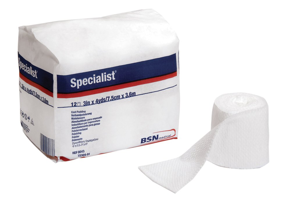 BSN Specialist Cotton Blend Cast Padding, 4 inch x 4 yards, pack of 12 Health