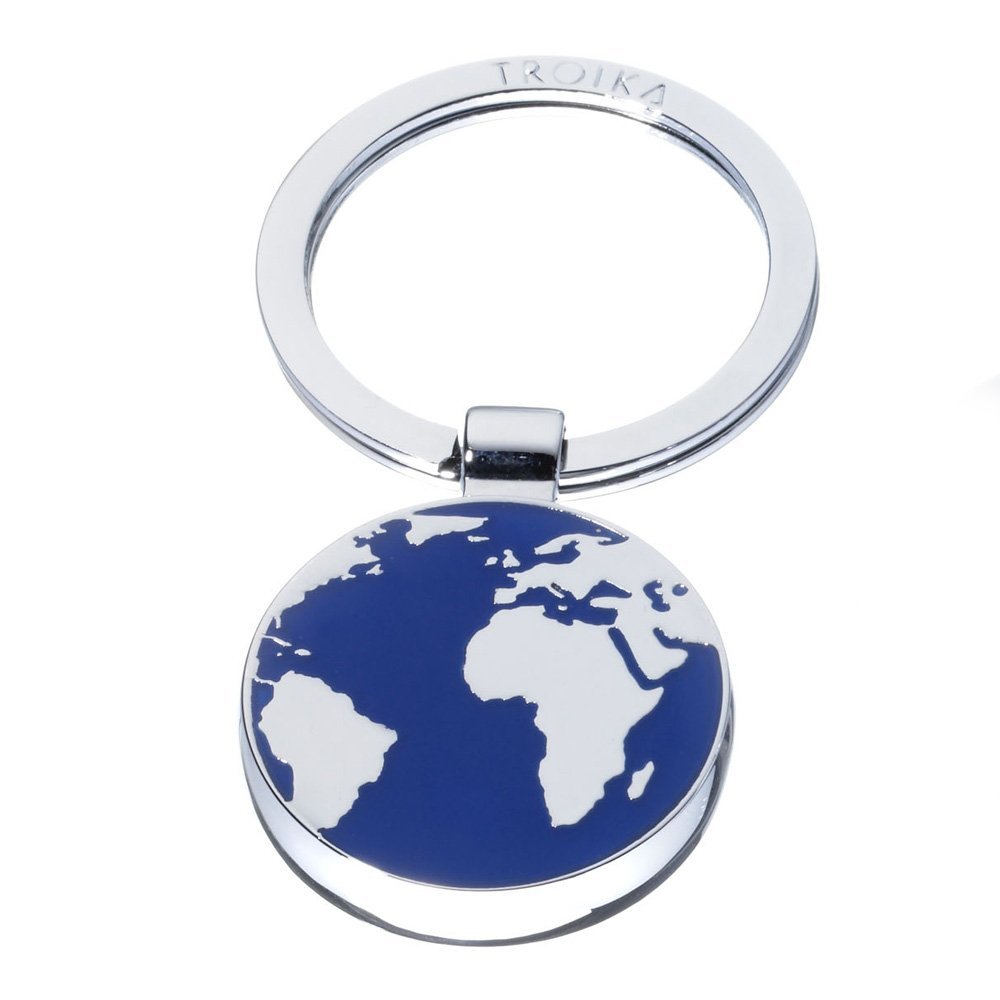 Troika Keyrings, 7 cm, Blue/Silver
