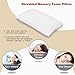 RELAX Shredded Memory Foam Pillow for Optimal Orthopedic Support, with Free Pillowcase, Queen
