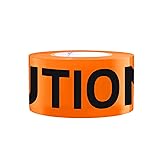 TopSoon Orange Caution Tape Roll 3-Inch by