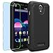 ZTE Obsidian / Z820 Case, INNOVAA Smart Grid Defender Armor Case W/ Free Screen Protector & Touch Screen Stylus Pen - Black