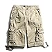Men's Cotton Lesuire Multi Pockets Cargo Shorts