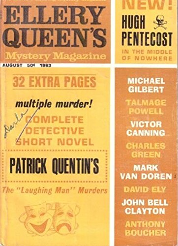 Ellery Queen's Mystery Magazine August 1963