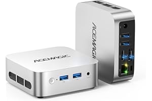 ACEMAGICIAN ACEMAGIC Mini PC Computers, Twin Lake N150 (Beat N97/N95) 16GB DDR4 RAM 256GB M.2 SSD up to 3.6 GHz, Mini Desktop Computers Support Dual 4K, WiFi, BT, Ethernet, Small PC for Business Home