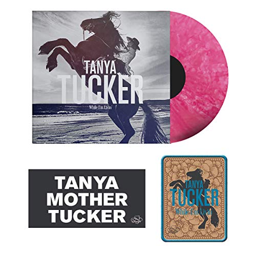 While I'm Livin' Exclusive Limited Edition Bubblegum Pink Colored Vinyl LP (Includes Patch And