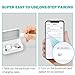 Bluetooth 5.0 Wireless Earbuds, Cshidworld True Wireless Stereo Headphones with 35Hrs Playback, Hi-fi Sound Bluetooth Headset with Charging Case, One-Step Pairing