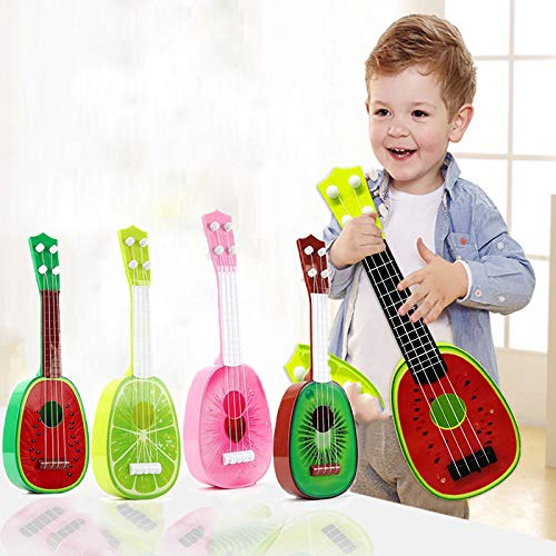 Hanbaili Ukelele Creative Fruit Guitar with 8 Style Gift Box Toy Kids