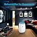 air choice Dehumidifier - 41oz Capacity Electric Dehumidifier Portable Mini Air Dehumidifiers Auto Quiet up to 220 sq ft Anti Overflow Dehumidifier for Home Bathroom Bedroom Closet Office Basement