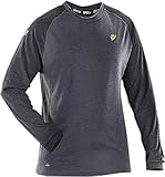 SCENT SHIELD Super Skin Poly Wool Baselayer Shirt, Mens, Black, L