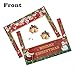 2 in 1 Christmas Photo Booth Props Frame Party Supplies - Christmas New Year Party Decorations