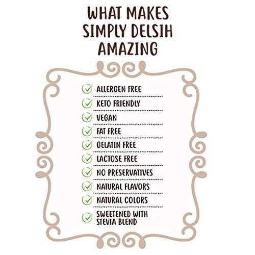 Simply Delish Instant Delicious Mixed Variety Keto Pudding 6 pack – Low Carb, Zero Sugar, Gluten Free, Allergen Free, Non-GMO, Vegan & Plant-Based
