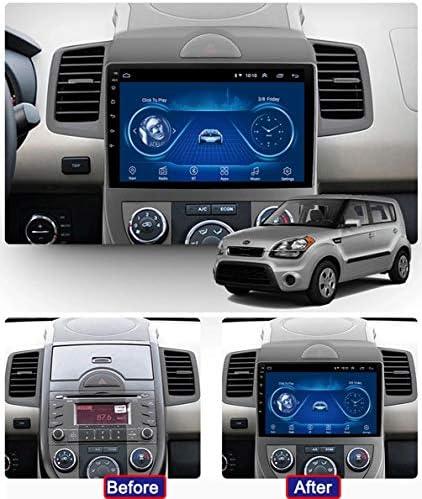 お手頃価格 カーオーディオ カーナビ Androidカーステレオ カーdvdラジオ Wifi Fm Amレシーバー 9 タッチスクリーン カーオーディオプレーヤー ビデオプレーヤー対応 電話リンクbluetoothをサポート インストールが簡単 カーマルチメディアプレーヤー Kia Soul 10 13