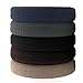 Hair Ties Ponytail Holders Neutral for Thick Heavy Hair YYM 5 Pairs Ultimate Thick Seamless Cotton No Crease Hair Bands for Women