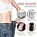 MISS MOLY Latex Waist Trainer Corset for Weight Loss Underbust Waist Shaper Sport Girdle Black
