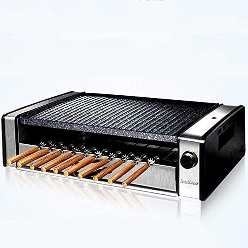 QFFL dainkaolu Barbecue Stove Home Smokeless Grill Indoor Barbecue Nonstick Barbecue Grill Electric Grill (Color : A)