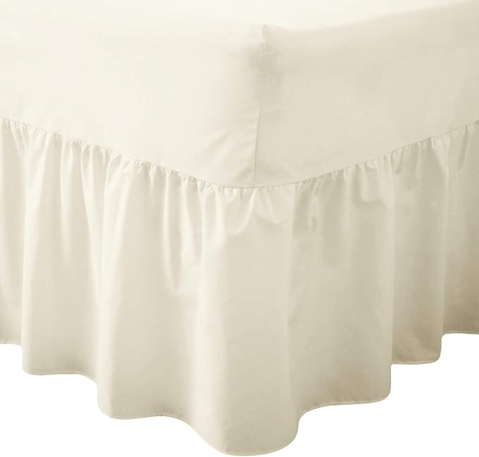 Thread Linen Fitted Valance Poly Cotton Fitted Valance Bed Sheet