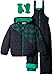 Hawke & Co. Boys' 2 Piece Snow Suit with Optic Dot Print and Bib Pant