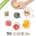 Silicone Stretch Lids Reusable 7 pack-Silicone Lids Silicon Covers Food Saver Covers Various Sizes for Food, Bowls, Bottles,Pots Cans, Cups, Platters, Dishes, Dishwasher, Jars, Oven, Microwave
