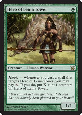 Magic: the Gathering - Hero of Leina Tower (123/165) - Born of the Gods