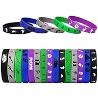 Gaming Party Supplies Bracelet For Kids Birthday Party Supplies Favors.Max Size 7.9inch -15 Pack